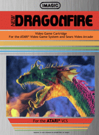 Dragonfire Atari 2600 US box art